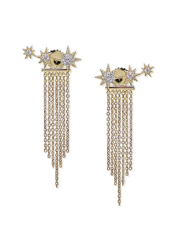 Aztec Michelle Fringe Studs