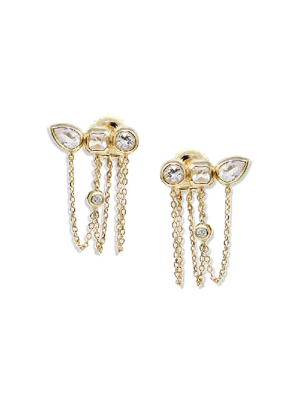 Cléo Jaeda Triple Chain Earring