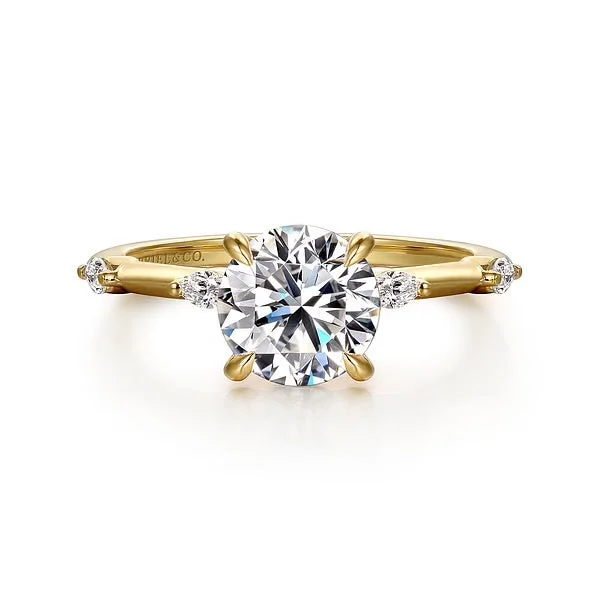 GABRIEL & CO "Starlight" Engagement Ring