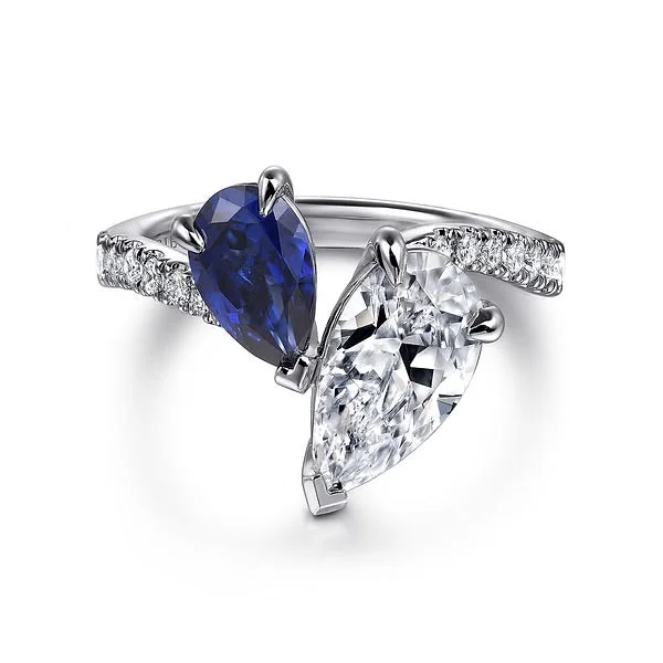 GABRIEL & CO "Contemporary" Engagement Ring